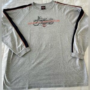Genuine Harley Davidson, vintage T-shirt, men’s double XXL Orange County long